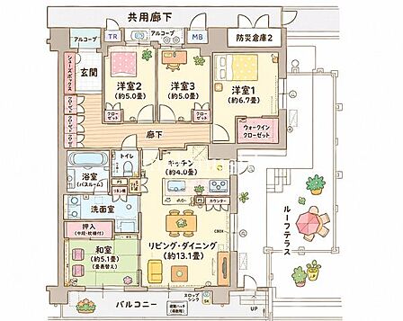 4LDKですぐにお住まい頂けます。