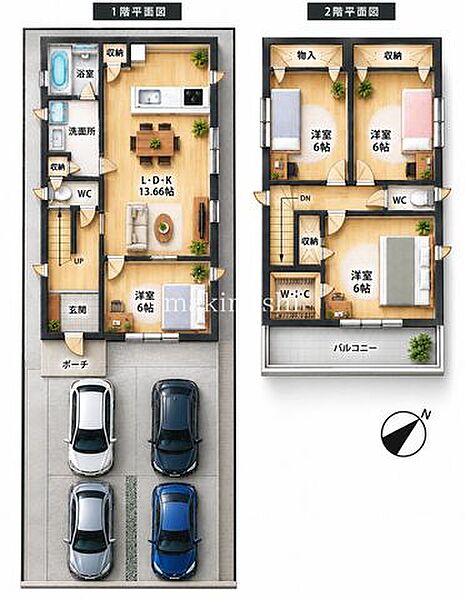 間取りを拡大表示