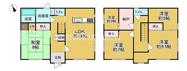 間取りを拡大表示