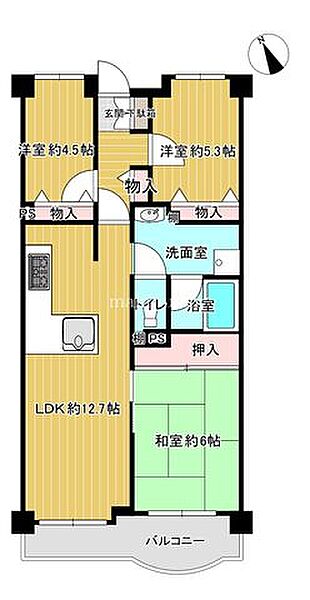 間取りを拡大表示