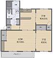 白川台住宅11号棟5階290万円