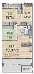 間取図画像 3LDK