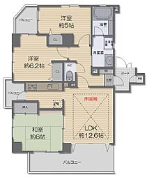 間取図画像 3LDK
