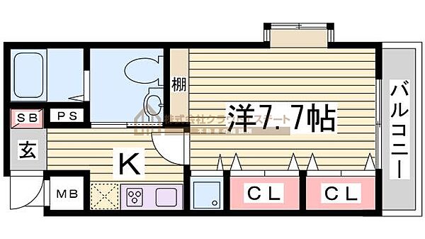 M’ｓ三宮 ｜兵庫県神戸市中央区八雲通6丁目(賃貸マンション1K・4階・27.90㎡)の写真 その2