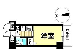 ライオンズマンション八王子北野 1Kの間取図画像