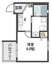 兵庫県神戸市中央区中山手通７丁目（賃貸マンション1K・3階・22.17㎡） その2