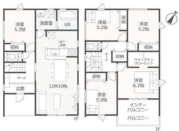 間取りを拡大表示