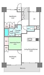 間取図画像 3LDK