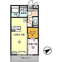 セジュール東阿保 A305 ｜ 兵庫県姫路市四郷町東阿保（賃貸アパート1LDK・3階・37.53㎡） その2