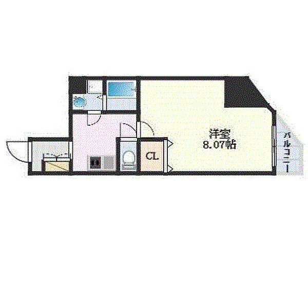 エクセル姫路 703｜兵庫県姫路市東延末2丁目(賃貸マンション1K・7階・26.42㎡)の写真 その2