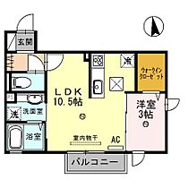 Villa正門通 A102 ｜ 兵庫県姫路市広畑区正門通2丁目（賃貸アパート1LDK・1階・34.76㎡） その2