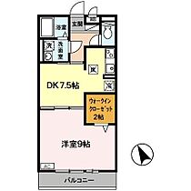 セジュール亀山B棟 102 ｜ 兵庫県姫路市亀山（賃貸アパート1DK・1階・41.67㎡） その2