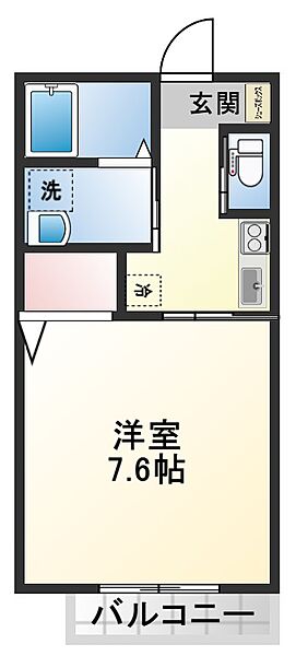 SEKISUI　RESIDENCE 103｜兵庫県姫路市神子岡前1丁目(賃貸アパート1K・1階・27.70㎡)の写真 その2