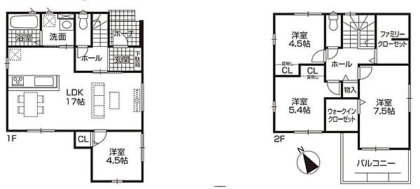 間取りを拡大表示