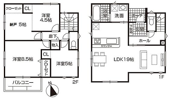 間取りを拡大表示