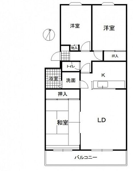 リーベンベルグＭ ｜広島県広島市西区井口4丁目(賃貸マンション3LDK・3階・78.33㎡)の写真 その2