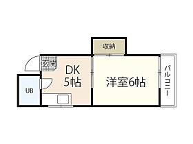 河原町ハイツ  ｜ 広島県広島市中区河原町（賃貸マンション1DK・5階・24.00㎡） その2