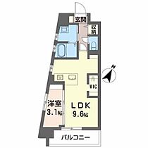 広島県広島市中区上幟町（賃貸マンション1LDK・8階・40.03㎡） その2