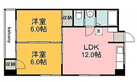 広島県広島市中区住吉町（賃貸マンション2LDK・3階・45.36㎡） その2