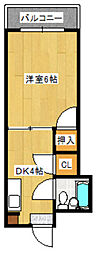 間取図画像 1DK