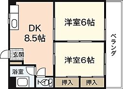 間取図画像 2DK