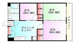 間取図画像 3DK