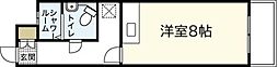 ジェイシティ紙屋町 ワンルームの間取図画像