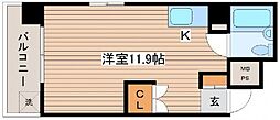 メゾン小河内 ワンルームの間取図画像