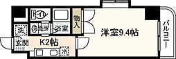 西広島ビレッジ 1Kの間取図画像