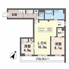 物件の間取り