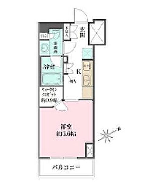 ザ・パークワンズ門前仲町 402｜東京都江東区門前仲町1丁目(賃貸マンション1K・4階・25.19㎡)の写真 その2