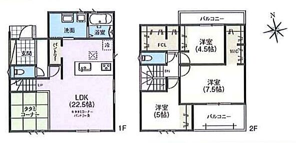 間取りを拡大表示