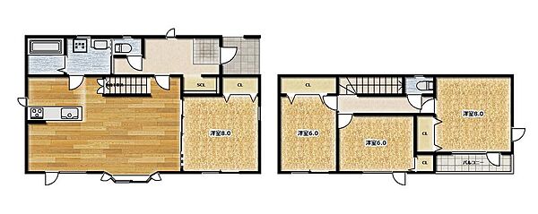 間取りを拡大表示