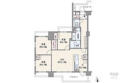 間取図画像 3LDK