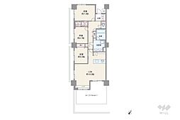 間取図画像 3LDK