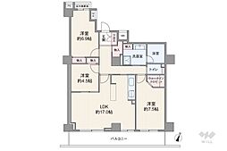 間取図画像 3LDK