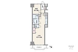 ニックハイム中目黒 1LDKの間取図画像