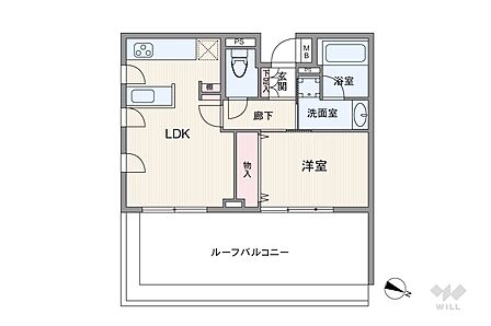 16.79平米のルーフバルコニーつき!東京タワーを望めます!2024年8月リフォーム実施!室内大変美麗です。