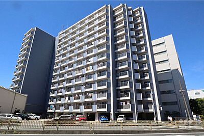 外観：ニューハイム池上の外観(南側から)