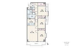 間取図画像 3LDK