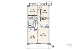 間取図画像 3LDK