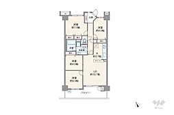 セルテシティオ世田谷烏山 4LDKの間取図画像