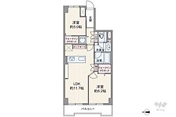 アンバサダー三軒茶屋 2LDKの間取図画像