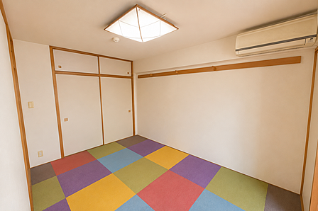 東側和室約5.5帖(CG加工で家具を消しております)
