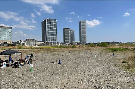 多摩川緑地バーベキュー広場の外観