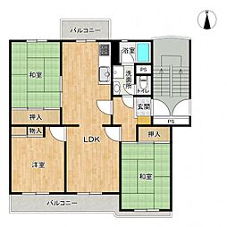 間取図画像 3LDK