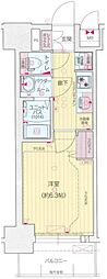 名古屋市営桜通線 太閤通駅 徒歩7分の賃貸マンション 7階1Kの間取り