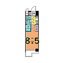 愛知県名古屋市北区金城1丁目（賃貸マンション1K・7階・25.66㎡） その2