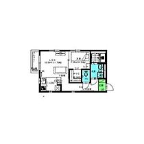 愛知県名古屋市中区千代田4丁目（賃貸アパート1LDK・4階・34.72㎡） その2