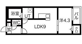 ルピナス  ｜ 愛知県名古屋市中村区京田町1丁目（賃貸アパート1LDK・1階・32.05㎡） その2